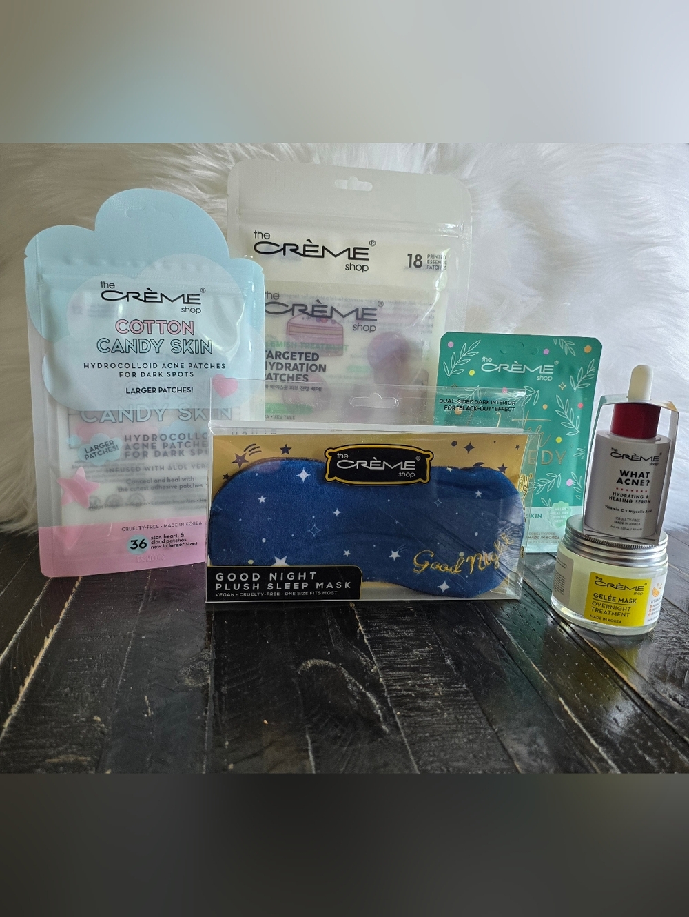 The Crème Shop 6-Piece Bundle Random Assorted Beauty Items Skincare Accessories